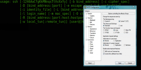 putty_SSH_CentOS