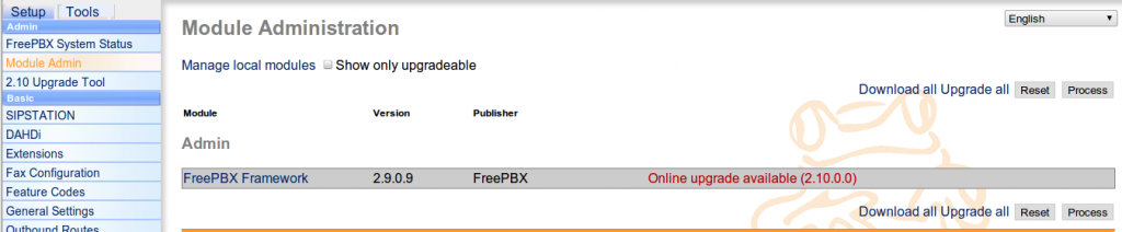 FreePBX2.10Update